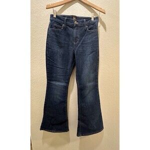 Lee Women's Dark Wash Legendary Flare Jeans - 6 Short